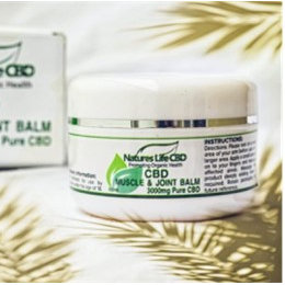 Nature’s Life CBD Muscle and Joint Balm – 3000mg (€55)